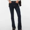 Vmflash Mid Rise Flared Fit Jeans
