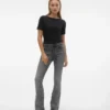 Vmflash Mid Rise Flared Fit Jeans