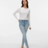 Vmflash Mid Rise Skinny Fit-Jeans