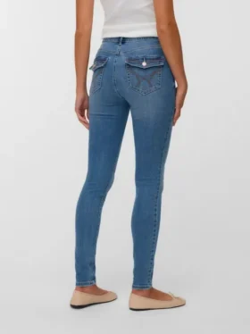 Vmflash Mid Rise Skinny Fit-Jeans