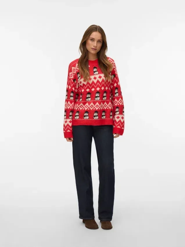 Vmfrostsnowman strikket pullover Vmfrostsnowman strikket pullover