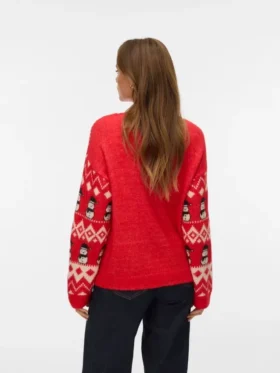 Vmfrostsnowman strikket pullover