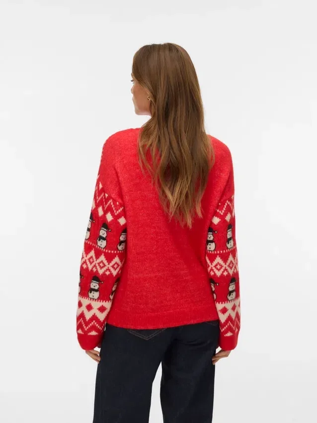 Vmfrostsnowman strikket pullover Vmfrostsnowman strikket pullover