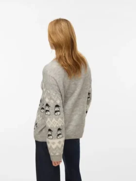Vmfrostsnowman strikket pullover