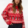Vmfrostsnowman strikket pullover Vmfrostsnowman strikket pullover