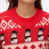 Vmfrostsnowman strikket pullover Vmfrostsnowman strikket pullover