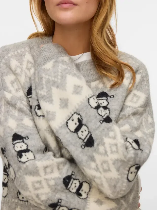 Vmfrostsnowman strikket pullover Vmfrostsnowman strikket pullover