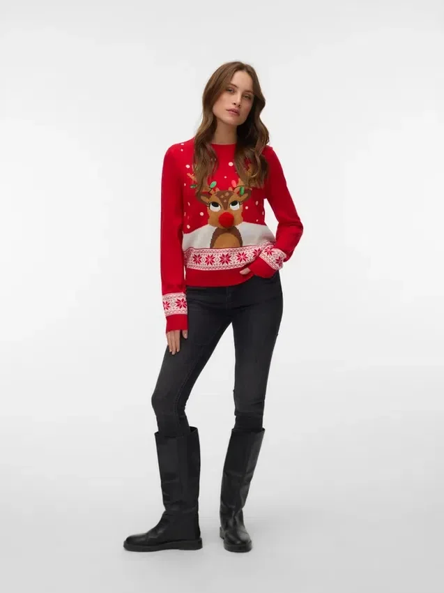 Vmfrostydeer strikket pullover Vmfrostydeer strikket pullover