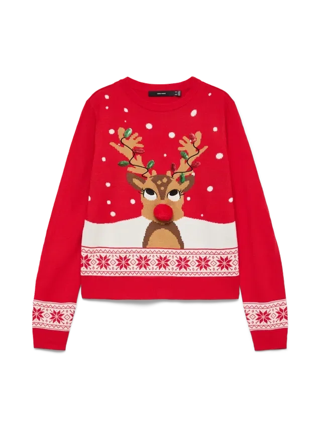 Vmfrostydeer strikket pullover Vmfrostydeer strikket pullover