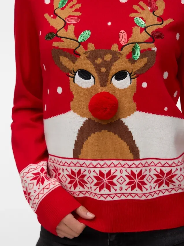 Vmfrostydeer strikket pullover Vmfrostydeer strikket pullover