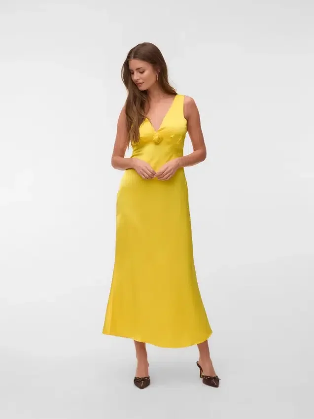 Vmgianna lang kjole Vmgianna lang kjole