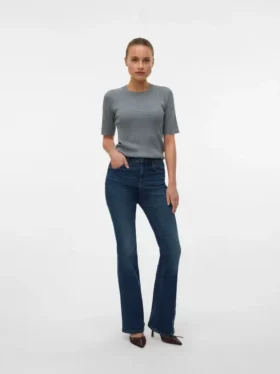 Vmgigi jeans med høj talje og udvidet ben