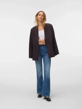 Vmgigi jeans med høj talje og udvidet ben