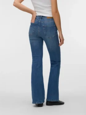 Vmgigi jeans med høj talje og udvidet ben