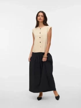 Vmgold strikket vest