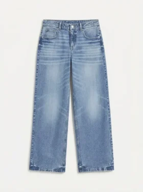 Vmhallie jeans med lav talje og bred pasform