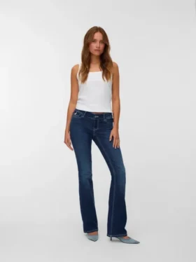 Vmhelena jeans med lav talje og udvidet ben