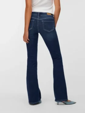 Vmhelena jeans med lav talje og udvidet ben