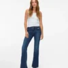 Vmjean jeans med lav talje og udvidet ben