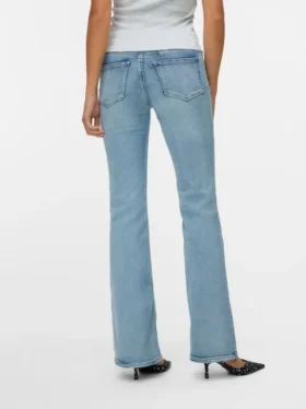 Vmjean jeans med lav talje og udvidet ben