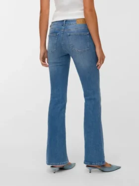 Vmjean jeans med lav talje og udvidet ben