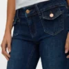 Vmjean jeans med lav talje og udvidet ben