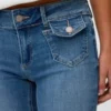 Vmjean jeans med lav talje og udvidet ben