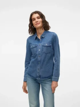 Vmjennie denimskjorte