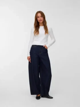 Vmkaitlin High Rise Barrel Fit-Jeans