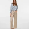 Vmkarlie jeans med mellemhøj talje og vid benvidde