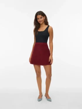 Vmkata kort shorts med høj talje