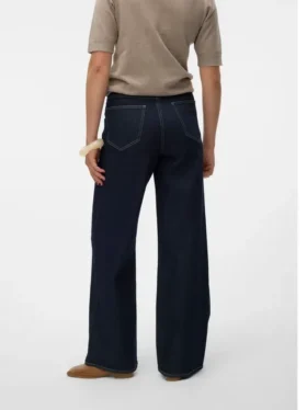 Vmkathy jeans med superhøj talje og vid benvidde