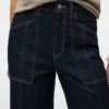 Vmkathy jeans med superhøj talje og vid benvidde