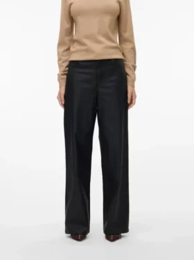 Vmkayla jeans med høj talje og bred benvidde