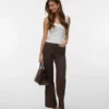Vmkayla jeans med høj talje og bred benvidde