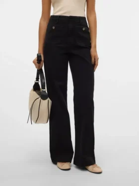 Vmkayla jeans med høj talje og brede ben