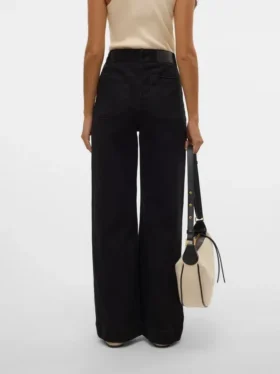Vmkayla jeans med høj talje og brede ben