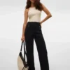 Vmkayla jeans med høj talje og brede ben