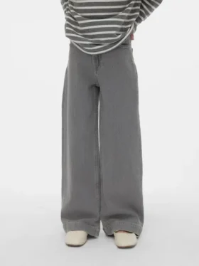 Vmkenya jeans med høj talje og bred pasform