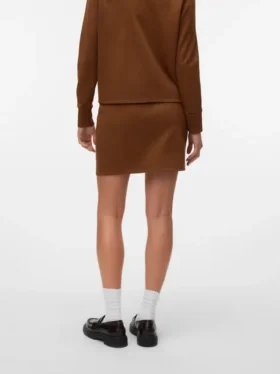 Vmkreta kort shorts med høj talje