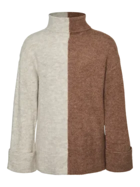 Vmlefileblock Strikket pullover