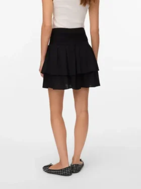 Vmlinn kort shorts med høj talje