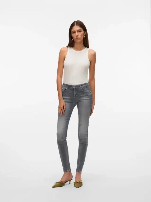 Vmlux Mid Rise Slim Fit-Jeans Vmlux Mid Rise Slim Fit-Jeans