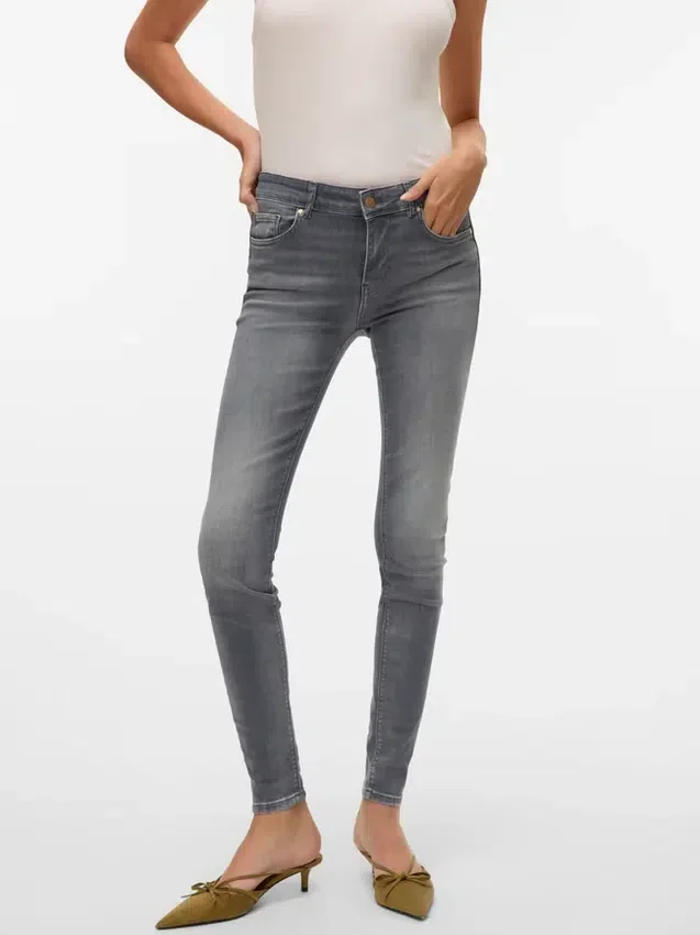 Vmlux Mid Rise Slim Fit-Jeans Vmlux Mid Rise Slim Fit-Jeans