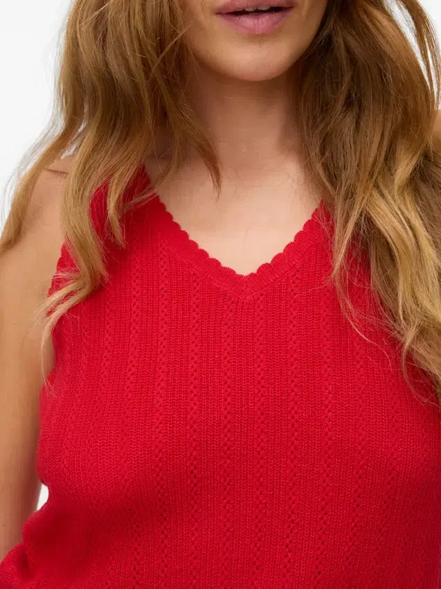 Vmluxlight strikbluse Vmluxlight strikbluse
