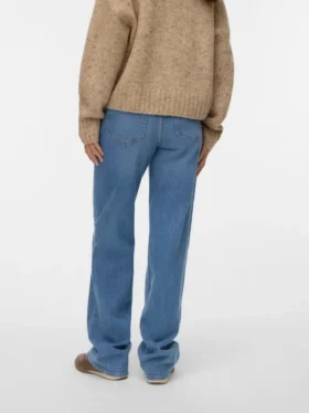 Vmmelisa jeans med mellemhøj talje og bred benvidde