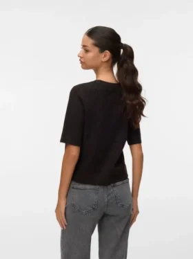 Vmmelisa jeans med mellemhøj talje og bred benvidde