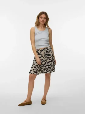 Vmmenny kort shorts med høj talje