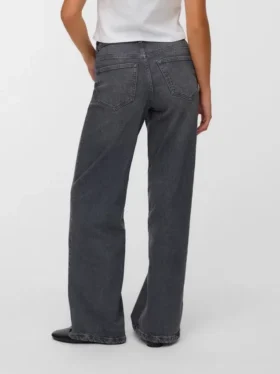 Vmmira jeans med mellemhøj talje og bred pasform