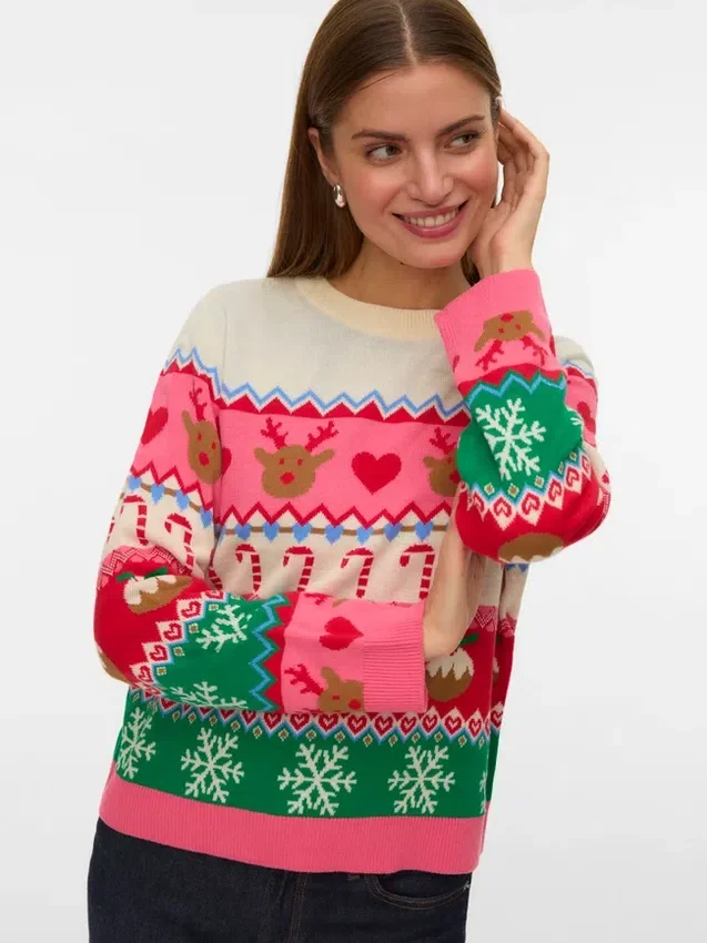 Vmnewchristmasstuff Strikket pullover Vmnewchristmasstuff Strikket pullover